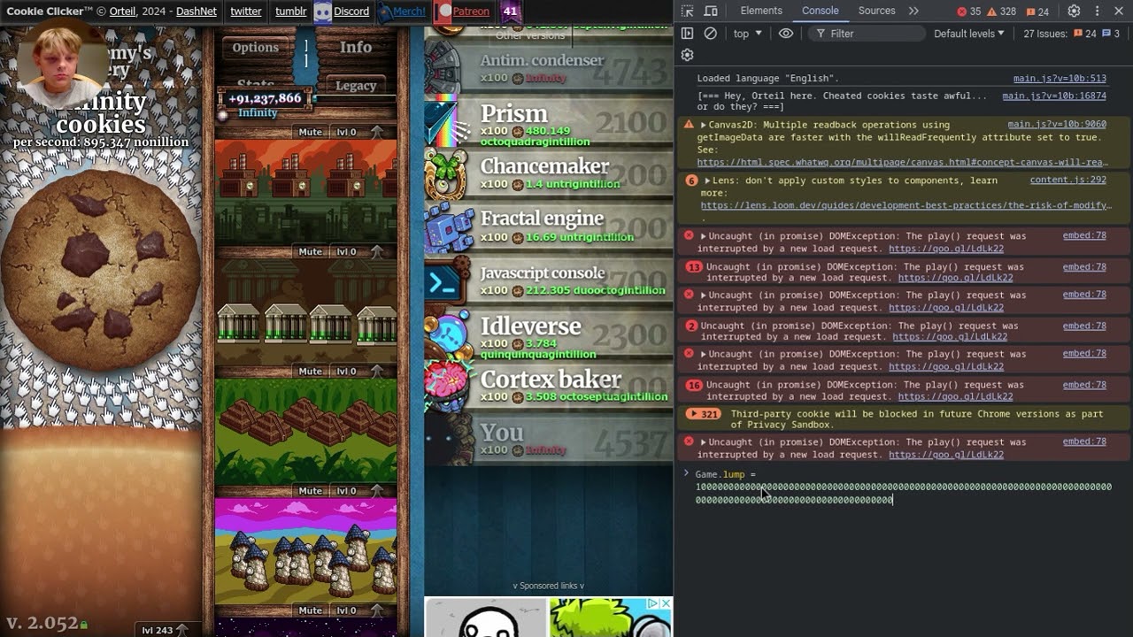 how to get inf sugar lumps