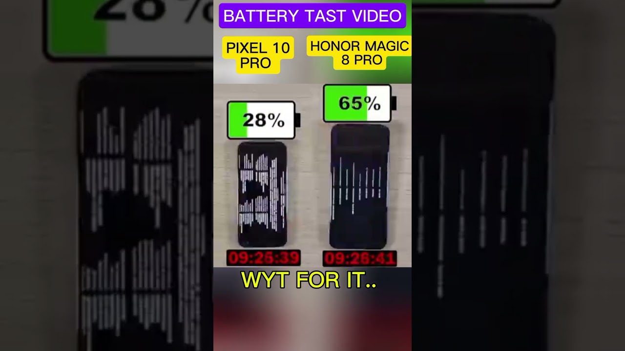 🥺🔖⚡💥PIXEL 10 PRO VS HONOR MAGIC 8PRO   battrey TASR video🔖💥