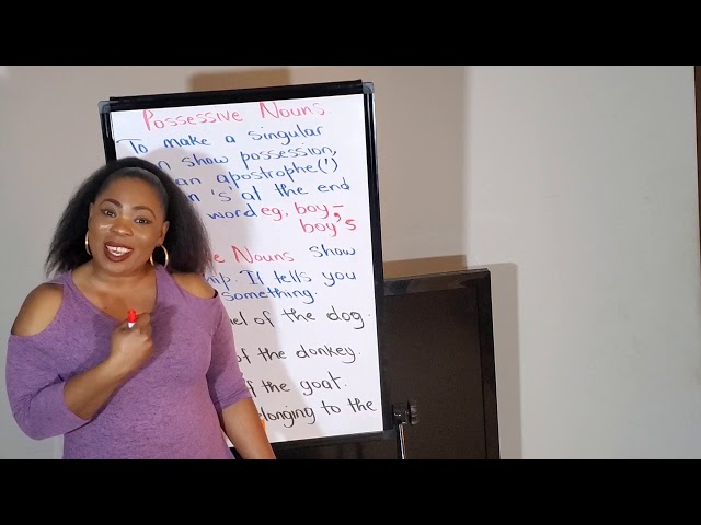 #PossessiveNouns #singularpossessivenouns #pluralpossessivenouns. Lesson 76