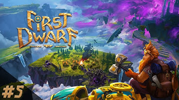 First Dwarf - Gameplay #5 Mines, forge fixed, waters healed & Island populated!