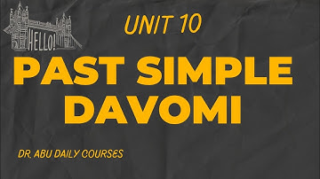 MURPHY UNIT 10  PAST SIMPLE