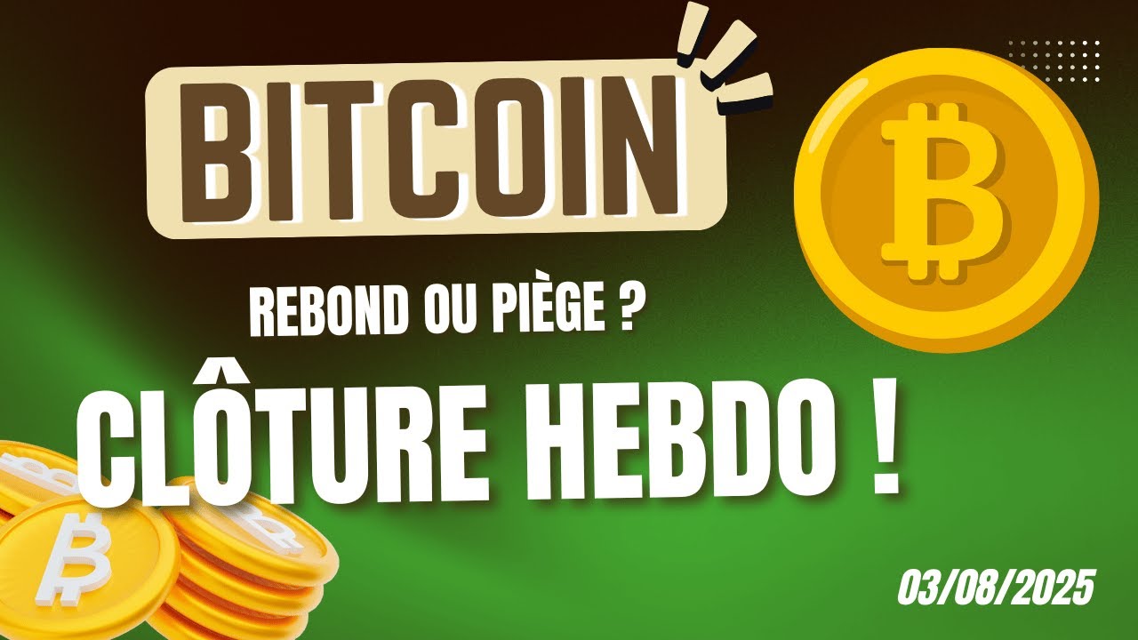 BITCOIN URGENT 🚨REBOND OU PÎÈGE ? CLÔTURE HEBDO À SURVEILLER 🔥ANALYSE  CRYPTO & NEWS