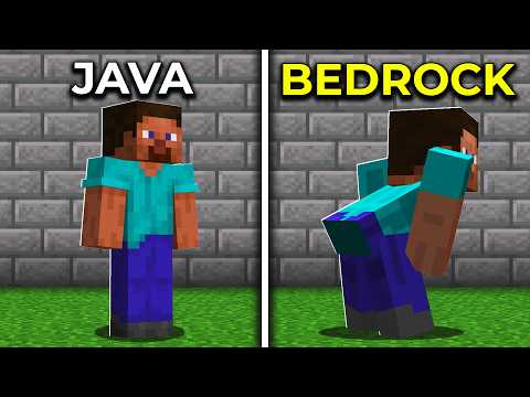 43 DIFERENCIAS de Minecraft Java VS Bedrock