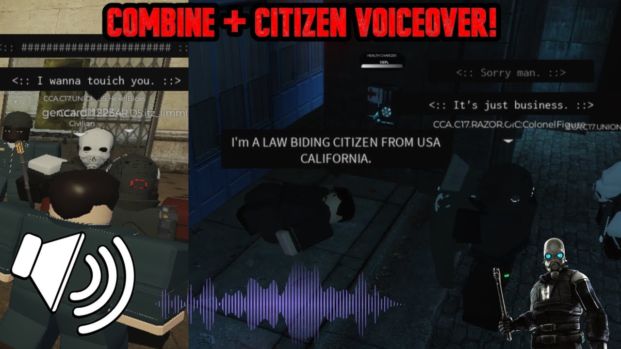 City 17 Combine Voiceover Compilation!🤣 | City-17 Roblox! | Part 2 ...