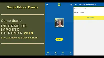 Como baixar o informe de rendimentos do Banco do Brasil?