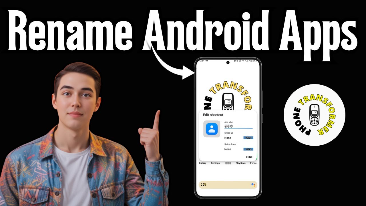 Как переименовать приложения на Android | Персонализация домашнего экрана (2026)