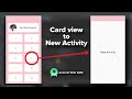 Card View to New Activity | Android Studio Latest Version