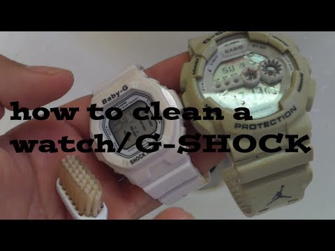 How to clean a watch/G-SHOCK
