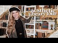 I gave my home library a makeover 📚 academia aesthetic library tour