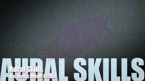 Solfége Practice: Harmonic Minor Scales