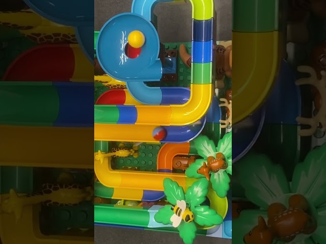 Lego Duplo animal Marble run #marblesrace #lego #legoduplo #satisfying #duplo #legoduploworld #asmr