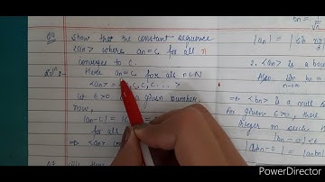 ex 2.1 Sequences and series