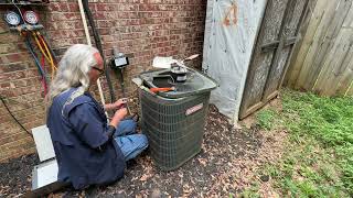 Old Goodman AC unit wont stop