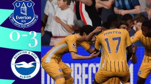 Everton 0-3 Brighton | O’Riley Hat-Trick Seals Away Win | Premier League 25/26 Highlights