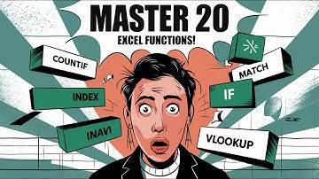 20 Most useful Excel Functions You MUST Know