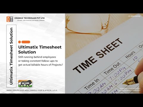 Ultimatix Payroll & HRMS - Ultimatix Timesheet Solution