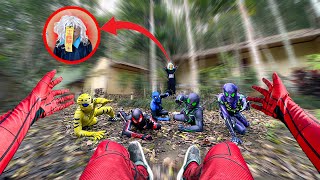 6 Bros Spider-Man Meet ZOMBIE Serbian Dancing in Abandoned Village (Action POV)