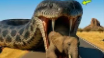 Brave Heroes Save Poor Elephant From Deadly Giant Mutant Python 🐘🐍 | Shocking Rescue Story