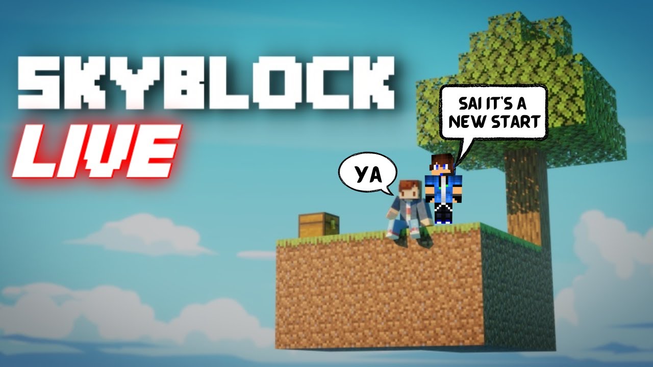 Playing Skyblocks with my Friend| Atharv Gaming Live - YouTube