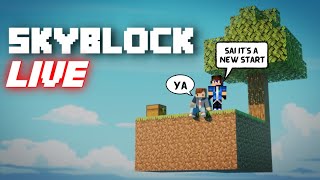 Playing Skyblocks with my Friend| Atharv Gaming Live