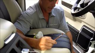 Cleaning Perforated Car Leather: The perfect tool from a surprising industry