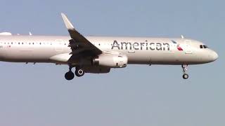 American Airlines Airbus A321-231 N135NN Landing at DFW Airport