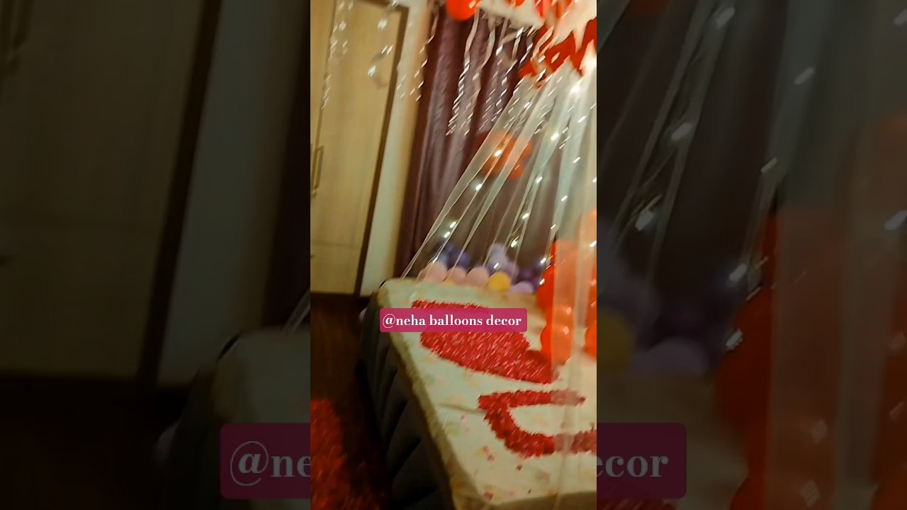 Elegant Birthday Balloon Decoration Idea 🎈 | Party Setup Inspiration 2025