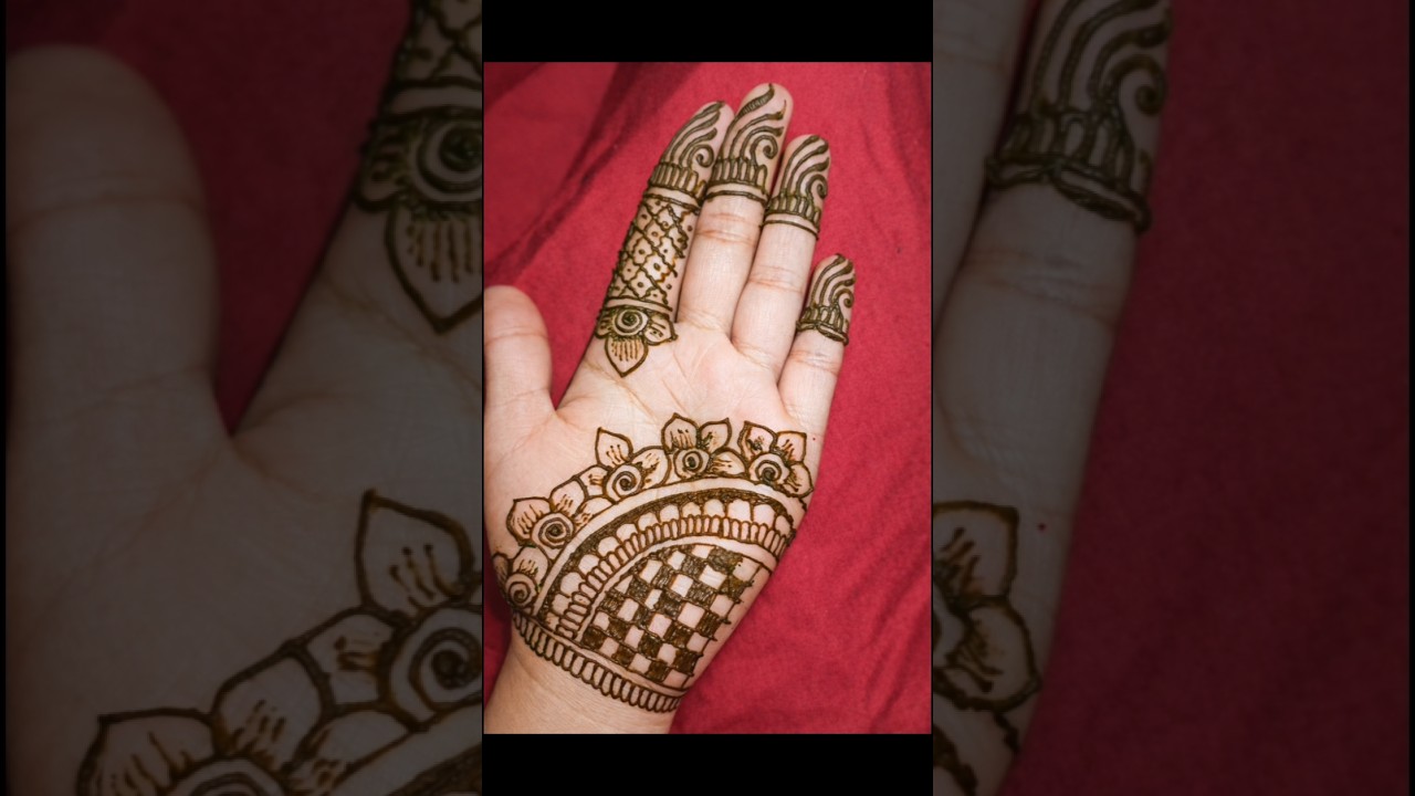 beautiful front hand mehndi design 