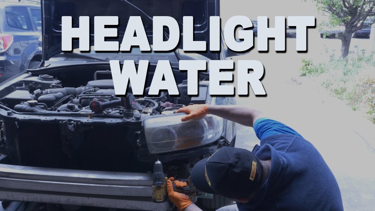 How to Fix a Headlight with Water or Moisture in it (at NO COST) - YouTube
