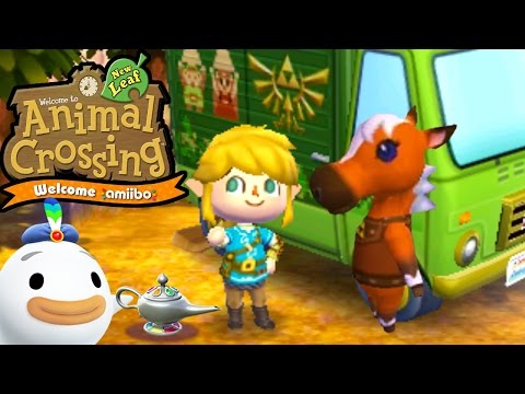 Animal Crossing: New Leaf - Welcome amiibo Update! - Epona RV Zelda Items - 3DS Gameplay Walkthrough