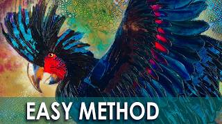 This Palette Knife Trick Makes Acrylics Glow