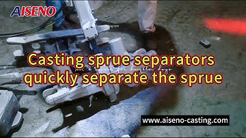 Casting sprue separators quickly separate the sprue #casting  #horizontal #foundry   #seperation