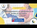 WEBINAR &quot;ACOMPAÑAMIENTO DE ENFERMERÍA EN EL TRABAJO DE PARTO&quot;