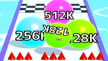 Ball Run Infinity Number ! All Levels Gameplay (72-75) android, ios
