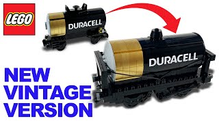 LEGO Duracell Tanker: VINTAGE VERSION! | A second train MOC in a more classic style screenshot 4