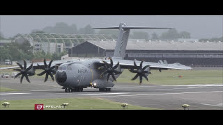 Extremely short tactical landing and takeoff Airbus A400M