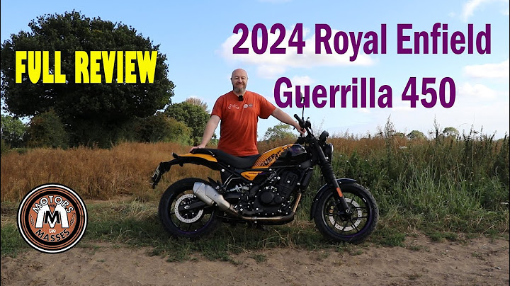 FULL REVIEW 2024 Royal Enfield Guerrilla 450