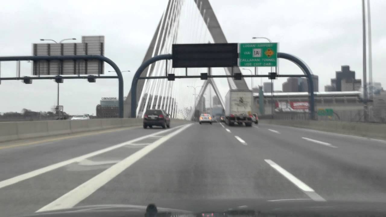 MA 16, I-93 South (Exits 31 to 24B), Callahan Tunnel, Logan Airport