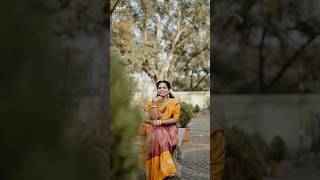 Saree beauty of South Indian look ❤️