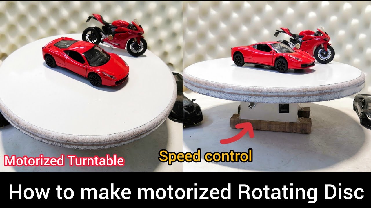How to make motorized Rotating Disc/Table YouTube