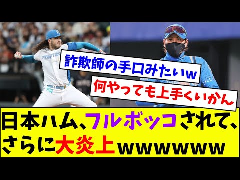 日本ハム、フルボッコされてさらに大炎上wwwwww【なんJ反応】