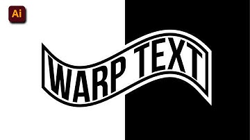 How to Warp Text into Shapes with illustrator