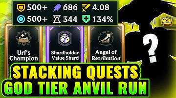 Stacking Quests for Insane Damage: Underrated S Tier Anvil Run Champion | League Arena Gameplay