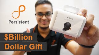 Unboxing 🎁 Gift from Persistent Systems | Sony WF-1000XM4