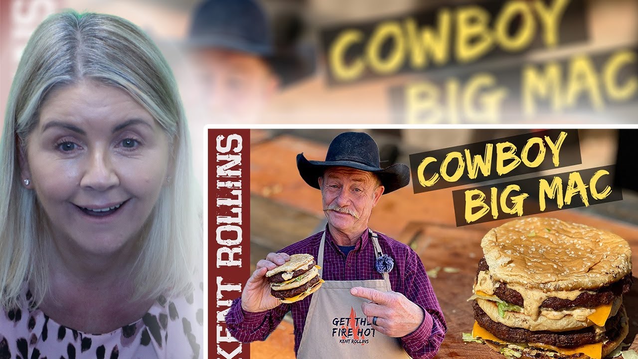 Реакция британцев на Биг Мак | Рецепт домашнего Биг Мака в ковбойском стиле