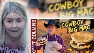BRITS React to The Big Mac | Cowboy Style Homemade Big Mac Recipe