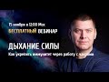 Открытый вебинар "Дыхание Силы" / Алексей Юрков