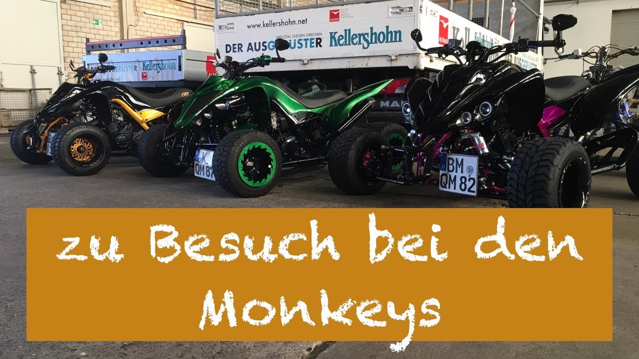 Ausfahrt zu der Monkey Garage Yamaha Raptor YFM 700
