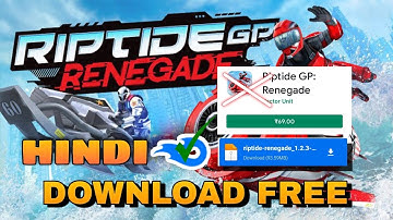 Riptide GP renegade download game free high graphics game for Android only under 100mb letest update