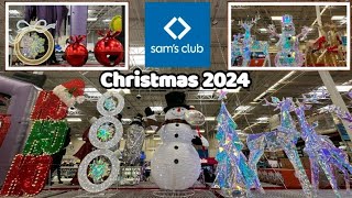 Sam's Club NEW Christmas Decor 2024 Store Walkthrough
